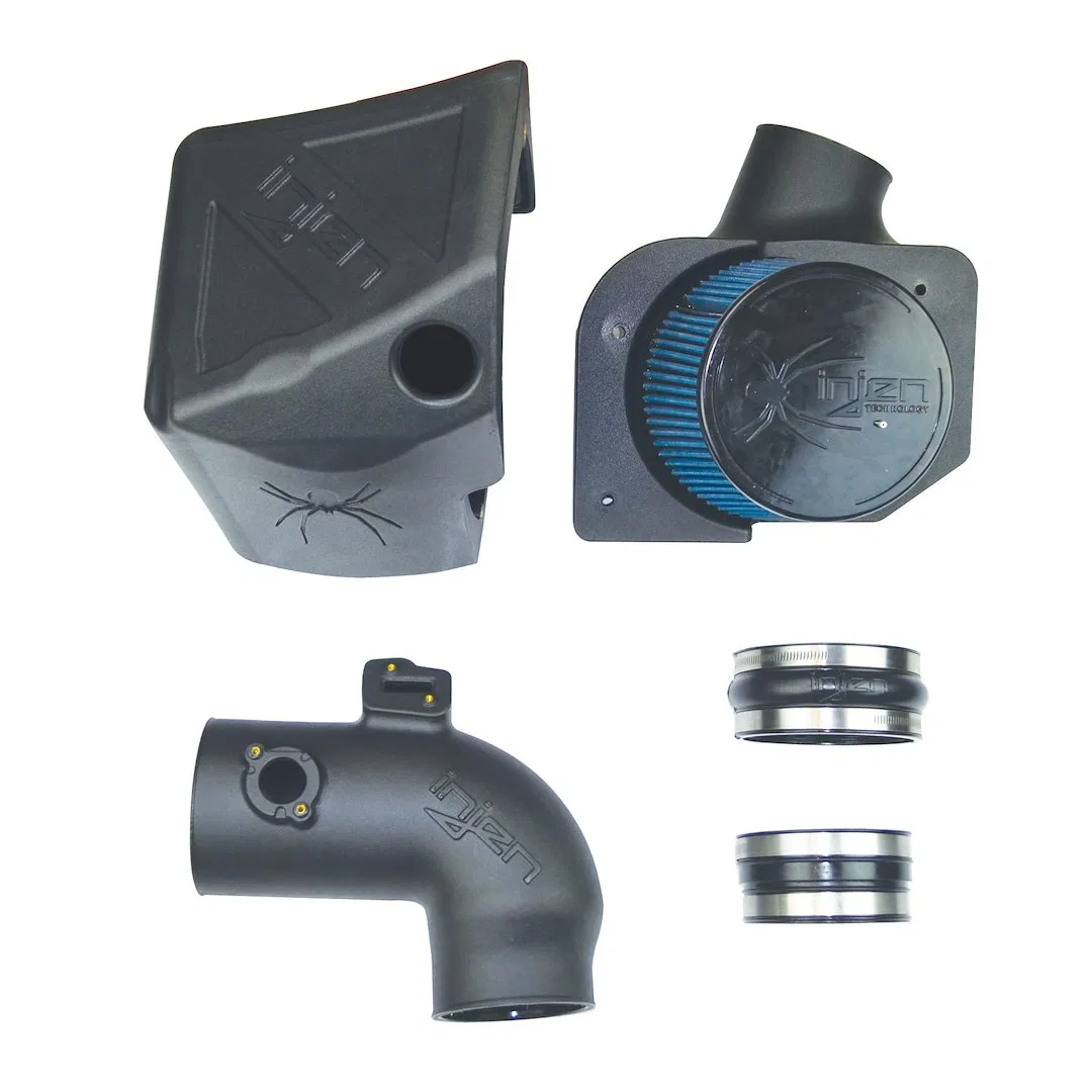 EVO7014 – INJEN Cold Air Intake, Black Polyethylene Tube Blue Filter With Air Box - view 2